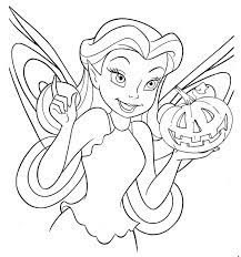 A few boxes of crayons and a variety of coloring and activity pages can help keep kids from getting restless while thanksgiving dinner is cooking. Disney Fairy On Halloween Coloring Page Free Printable Coloring Pages For Kids