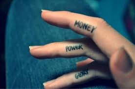 Watch this, and you'll be able to sing about them. Money Power Glory Tattoo Ideas On Ideas4tattoo Com
