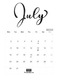 July 2018 Calendar Printables Baby Free Printable Posters And Coloring Pages Calendar Printables Calendar Free Printables