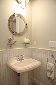 Height For Tonge And Grove Panneling In Small Bathroom Vanity Backsplash Primitive Bathrooms Small Bathroom