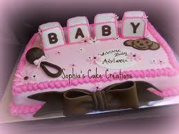 Pink And Brown Cake Pink Baby Shower Cake Baby Shower Cake Designs Baby Shower Cakes Girl