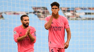 Pagesbusinessessports & recreationsports leaguereal madrid vs manchester city. Man City 2 1 Real Madrid Agg 4 2 Raphael Varane Errors Hand Man City Champions League Quarter Final Place Football News Sky Sports