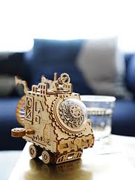 The merry gent, memory of a dance, the giant killers. Amazon Com Rokr 3d Assembly Puzzle Build Your Own Wooden Music Box Craft Kits Brain Teaser Gifts For Kids And Adults Spaceship Toys Games