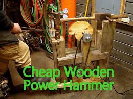 #10 is a log frame design; Blacksmith Power Hammer Plans And Downloadable Blacksmith Project Pdfs