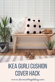Diy A Handmade Boho Style Cushion From A Budget Ikea Gurli Cushion Cover Use Woollen Pom Poms And Boho Cushions Diy Cushion Covers Home Decor Online Shopping
