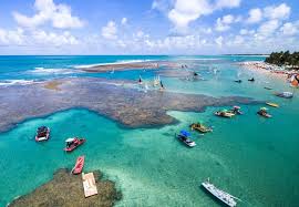 İlk elli metre sığ, sonrasındaki derinlik bir metre ve üzerinde görülmektedir. The Most Beautiful Beaches In Porto De Galinhas Brazil