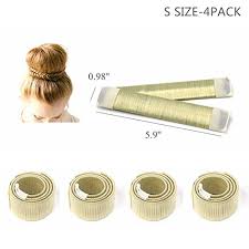 High bun on short hair. Clothobeauty Small Size Diy Hair Bun Making Women Girls Kids Hair Bun Making Styling Twist Donut Bun Hairstyle Tool Kids Child Hair Bun Maker For Thin Short Hair 5 9 4 Pack Blonde Buy Online In Aruba
