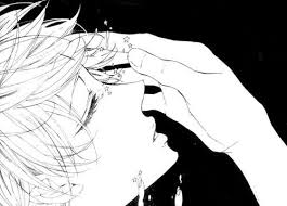 Black And White Anime Pictures Sad Pin On Manga Anime Black White