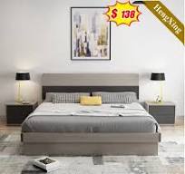 Set Furnitur Kamar Tidur Hotel Modern Sederhana Kayu Dinding Sofa  Penyimpanan Tempat Tidur PU Lunak Penyimpanan
