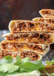 Cheesy Ground Beef Quesadillas Girl Heart Food