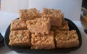 My Rendiction Of Peanut Butter Rice Crispies Treat Peanut Butter Rice Krispy Treats 1 Cup White Ka Delicious Desserts Rice Crispy Treats Dessert Recipes