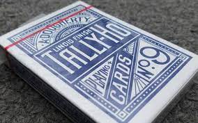 I just want a black deck now! Blue Seal Tally Ho Circle Back Playing Cards