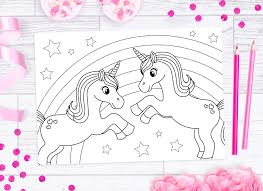 In this picture, you can see a unicorn having a long mane. Free Unicorn Colouring Sheets Doodle And Stitch