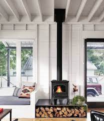 We see our stoves as innovative pieces of furniture that suit a modern lifestyle. Get The Scandinavian Farmhouse Look See More At Americanfarmhousestyle Com Wood Burning Stove Corner Wood Burning Stoves Living Room Wood Stove Decor