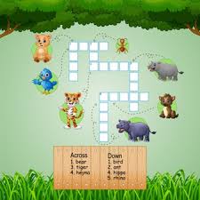 To answer a crossword question while our crossword puzzles are certain to improve spelling and vocabulary, they are also a great way for students to practice their reading comprehension. Premium Vector Animal Crossword Puzzles For Kids Games