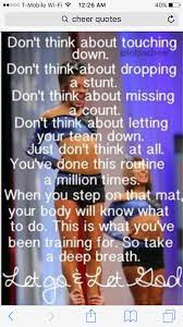 Cheer quotes can be inspirational, funny and just plain entertaining. Pin By Hanna Bjorkqvist On Cheer Cheerleading Quotes Competitive Cheer Cheer Quotes
