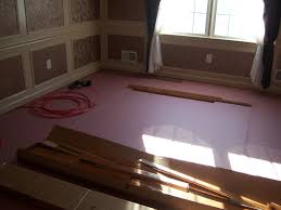 preparing to install hardwood flooring
