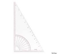 Kearing T036 Flexible Plastic Triangle Ruler 30cm – Kearing