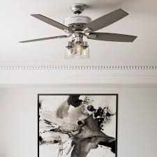 This ceiling fan has a light kit and also includes a remote control system. 52 Bennett 5 Blade Standard Ceiling Fan With Remote Control And Light Kit Included Reviews Birch Lane
