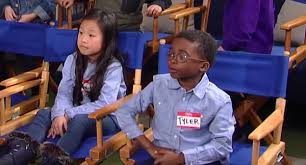 Andrew Garfield and Idina Menzel starred in a movie written by kids, thanks  to Stephen Colbert