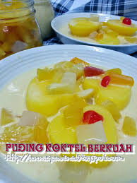 Puding kastard berkuah @ puding koktel kastard | wajib cuba. Puding Kastard Berkuah Hanis Humaira