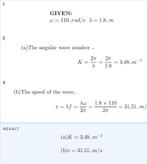 In physics, angular frequency ω (also referred to by the terms angular speed, radial frequency, circular frequency, orbital frequency, radian frequency, and pulsatance) is a scalar measure of rotation rate. A Wave Has An Angular Frequency Of 110 Rad S And Awavelength Of 1 80m Calculate The Angular Wave Brainly In