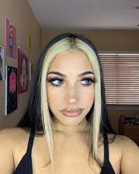 Windy upskirt black thong blonde sexy candid girls. 21 Best Black Hair Blonde Streak Ideas Hair Beauty Hair Styles Hair Streaks