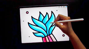 Procreate Doodles Drawing A Cute Octopus Plant Doodle On Procreate Easy Procreate Doodle Tutorial How T Doodle Drawings Plant Doodle Procreate App Tutorial