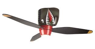 P 40 Wwii Tiger Shark Warplane Ceiling Fan Ceiling Fan Airplane Ceiling Fan Hugger Ceiling Fan