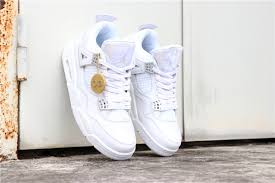 Air jordan 4 'pure money' a clean ravishing of white sneakers is leveled up through a pair of air jordan 4 pure money. Air Jordan 4 Retro Pure Money White 308497 100 For Sale The Sole Line