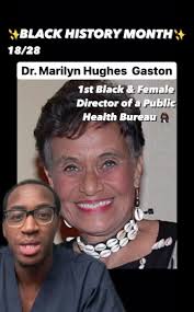 ✨BLACK HISTORY MONTH✨ Canadian and American Medicine Pioneers 🇨🇦🇺🇸🩺  Dr. Marilyn Hughes Gaston First African American and female director of a  Public Health Bureau. In this position she focused