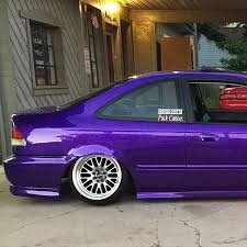 Deep Purple Honda Civic Si Honda Civic Ex Jdm Honda