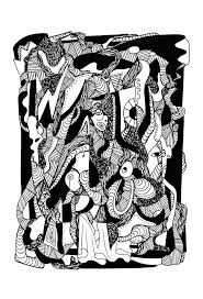 Abstract Art Black And White Drawings Easy Black And White Abstract Drawings 4 Of The Most Remarkable Line Art Abstract Coloring Pages Black And White Drawing Abstract Drawings