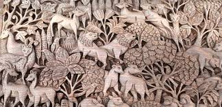Image result for Decorative wood carvings from Saharanpur