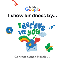 The texas native shares the inspiration behind the winning doodle → goo.gle/3hvxbre. Google Doodles On Twitter Kindness Is Key In Times Of Uncertainty To Consider Those Who May Be Doodling Outside Of Their Classrooms We Have Extended The Doodleforgoogle Contest Deadline To March