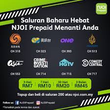 Astro njoi is a malaysia free to watch satellite television service which was launched on 18 february 2012. More Prepaid Choices For Astro Njoi Customers During Ramadan Raya