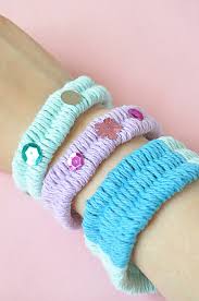 How to make friendship bracelets. Woven Yarn Friendship Bracelets Handmade Charlotte