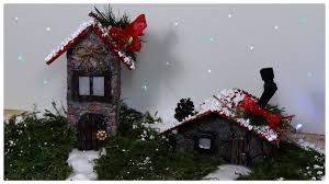Manualidades Para Navidad Casitas Navidenas Manualidades