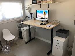 Electric Standing Desk Frame Unboxing Set Up Review In 2020 Standing Desk Frame Electric Standing Desk Desk