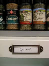organizing our kitchen cabinets (spices