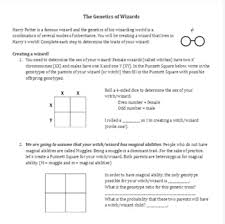 We always make sure that writers follow all your instructions precisely. Harry Potter Genetics Worksheets Teaching Resources Tpt