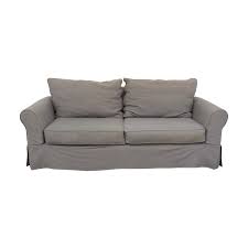 The subtle, soft silhouette of our celeste collection is characterized by fine craftsmanship. 90 Off Pottery Barn Pottery Barn Comfort Roll Arm Slipcovered Sofa Sofas