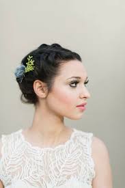 This pompadour hairstyle provides a shiny and sleek texture to hair. 30 Ways To Style Short Hair For Your Wedding Bridal Musings