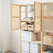 ivar イーヴァル 収納コンビネーション 扉付 パイン材 ikea ikea キャビネット ドアパネル パイン材