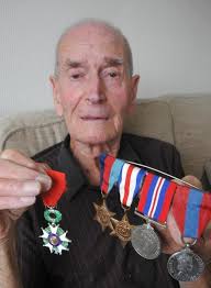 Eric Vaughan, 95, had to cut a nostalgic trip to Normandy short when he  received a phone call from a neighbour