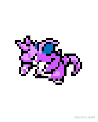 Pokemon 8 Bit Pixel Nidoking 034 Graphic T Shirt By Shane Russell Pixel Art Tutorial Pixel Art Pokemon Pattern