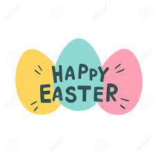 Check spelling or type a new query. Colorful Greeting Card With Happy Easter Writing Letterin Easter Eggs Isolated On White Background Vector Illustration Royalty Free Cliparts Vectors And Stock Illustration Image 143158827