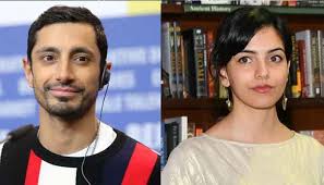 Actor riz ahmed and his wife fatima farheen mirza made their first public appearance as a riz ahmed sweetly fixed his wife fatima's hair for the camerascredit: Bbx1ssuaqux1um