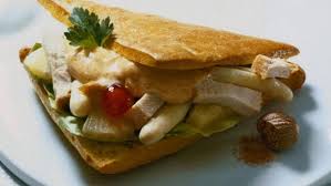 Dinkel Curryecken Mit Geflugelsalat Rezept Geflugelsalat Lebensmittel Essen Dinkel