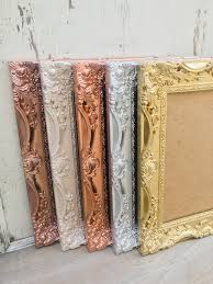 Check spelling or type a new query. Picture Frame 8x10 Shabby Chic Gold Silver Copper Champagne Rose Gold French Country Baroque Antique Picture Frames Antique Frames Shabby Chic Frames